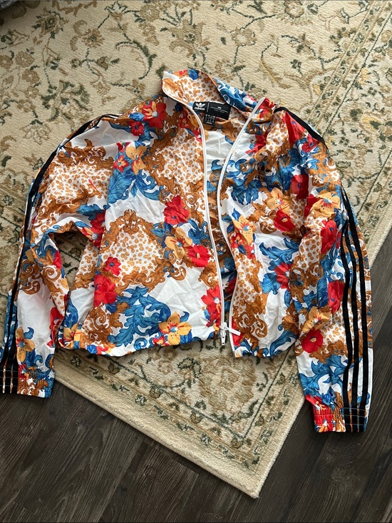 adidas Jackets & Blazers - Adidas original X Her Studio London track jacket top Baroque floral print large
